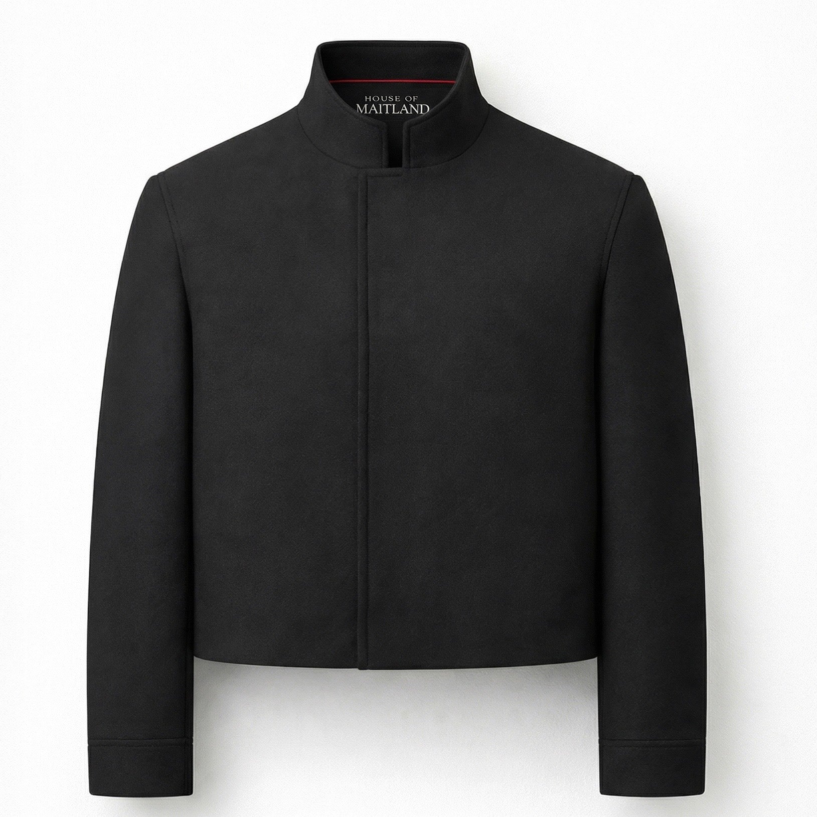 Black calder jacket on a white background